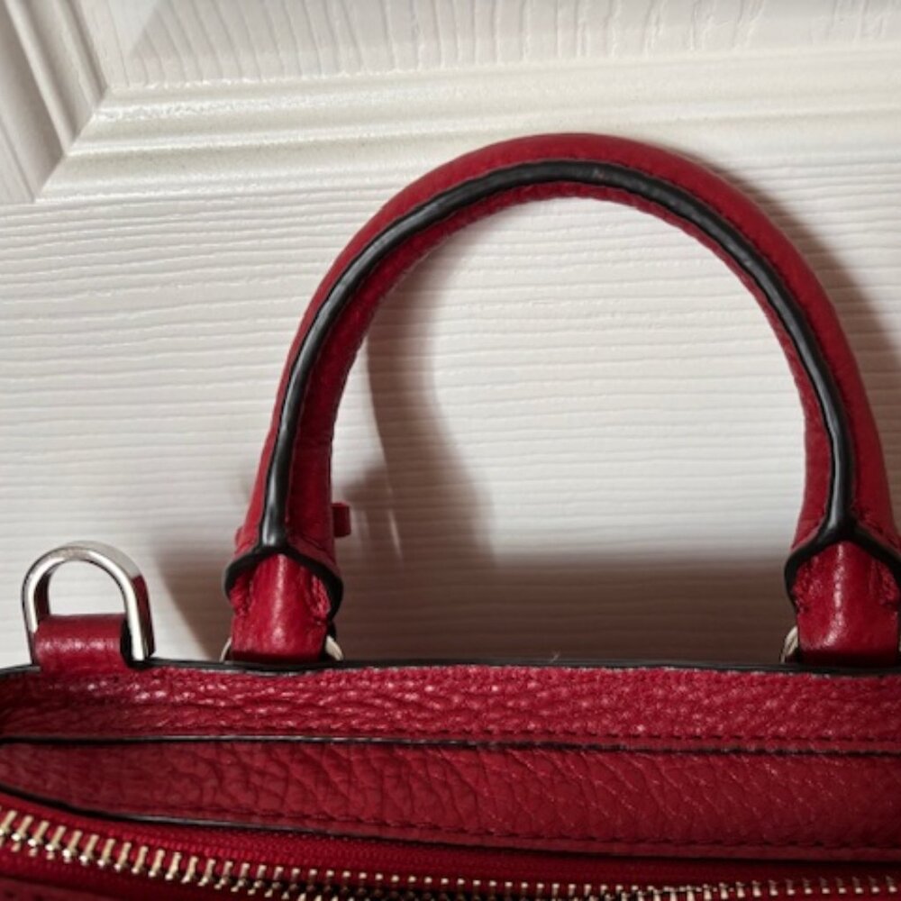Rebecca Minkoff Micro Regan Satchel Scarlett - Picture 14 of 15